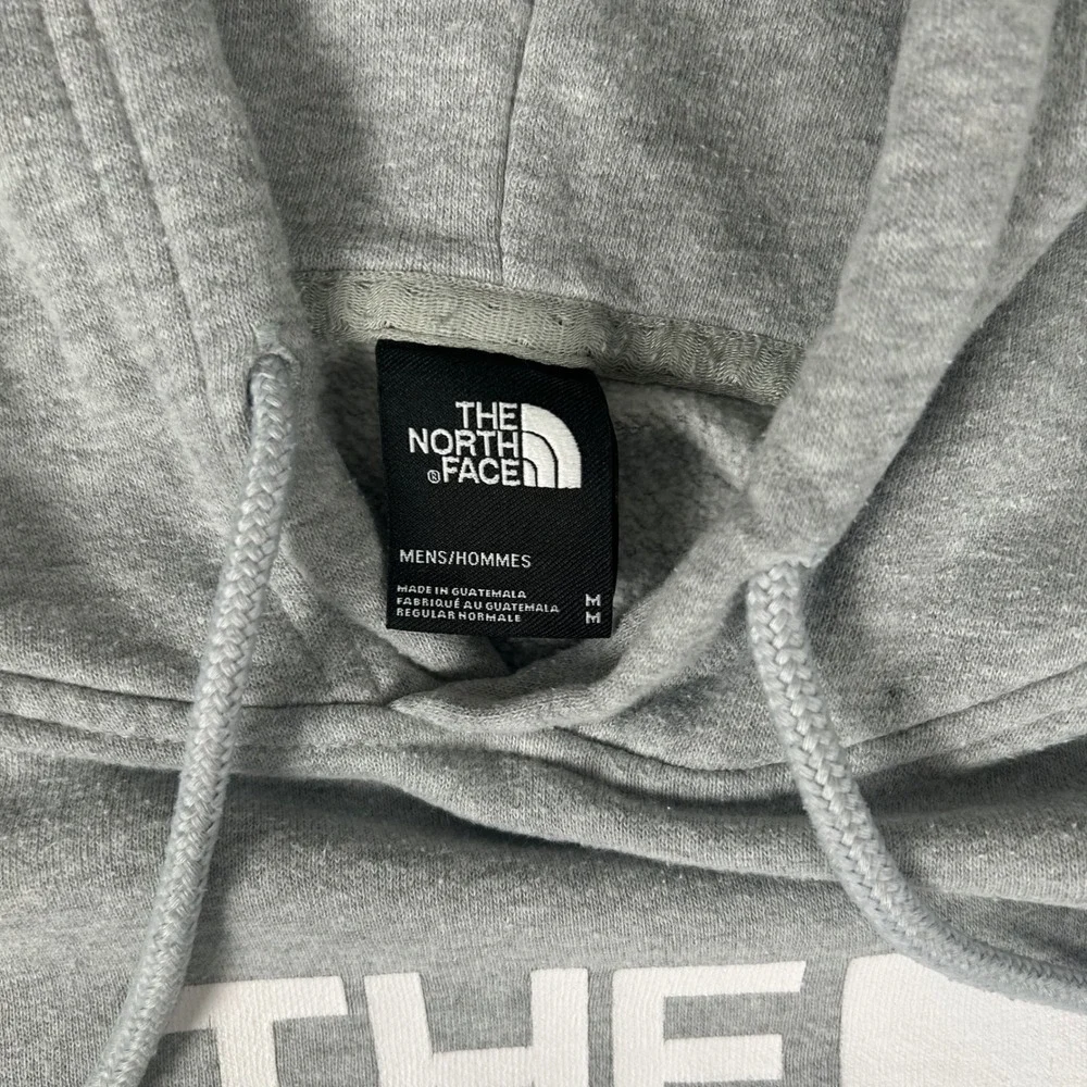 The North Face Hoodie Mens M Gray Half Dome Logo Pullover Sweatshirt